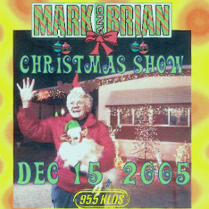 A poster for the mark brian christmas show.