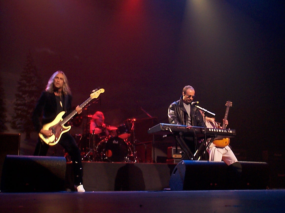 A group of people on stage.